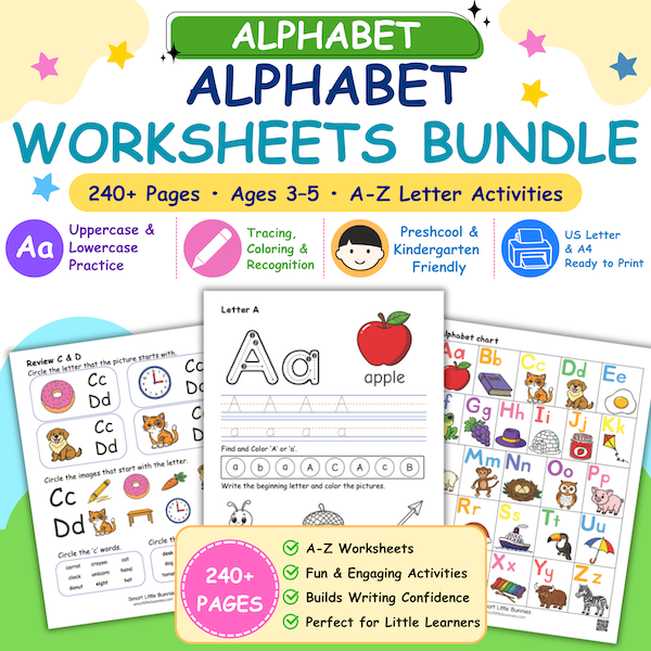 Alphabet Tracing Workbook