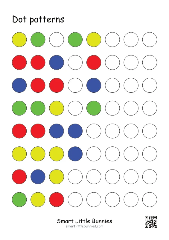 Dot Patterns Worksheet 2 preview