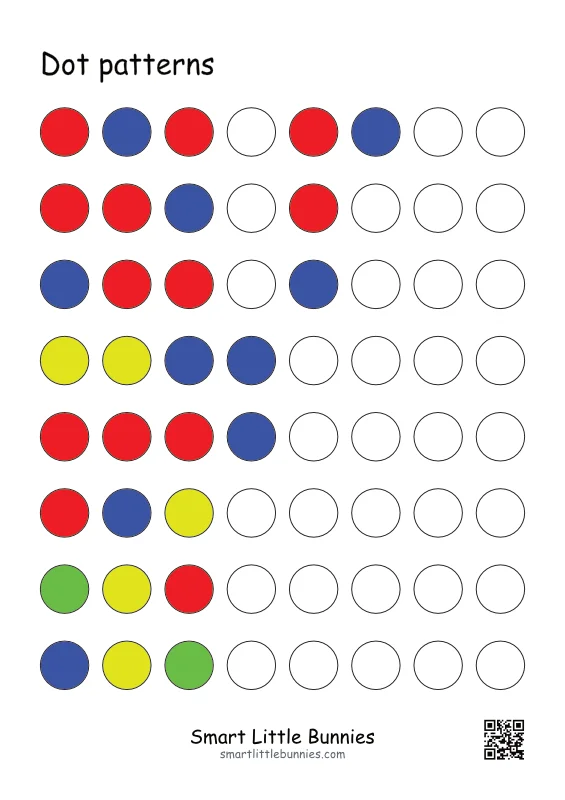 Dot Patterns Worksheet 3 preview