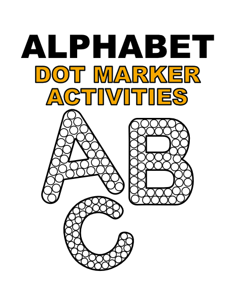 Alphabet Dot Marker Worksheets