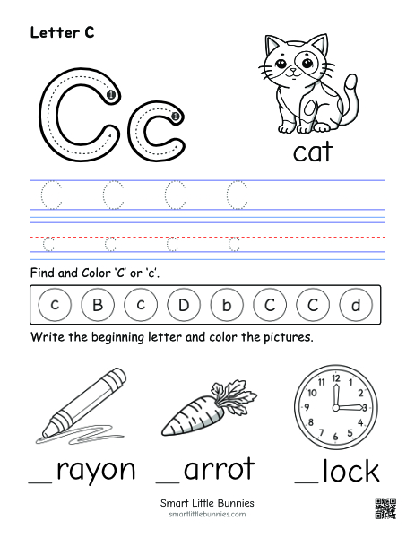Free Alphabet Letter Tracing Worksheets 4