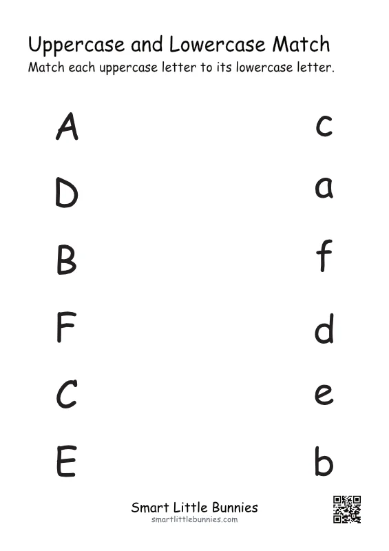 Match Uppercase and Lowercase Letters