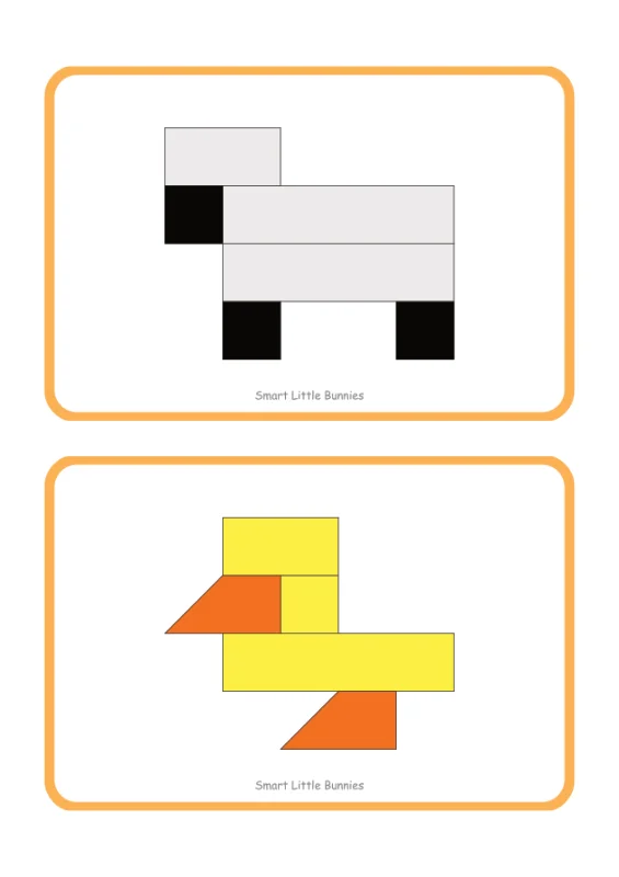 Brick Animal Building Activity | Free Printable Animal Building Cards for Kids