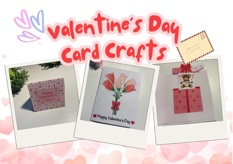 Valentine’s Day Card Crafts | Free Valentine Cards templates for Kids