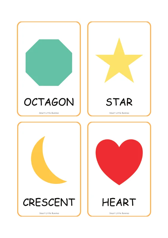 Shape flash cards preview page 3