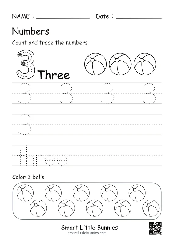 Free Number Worksheets 4