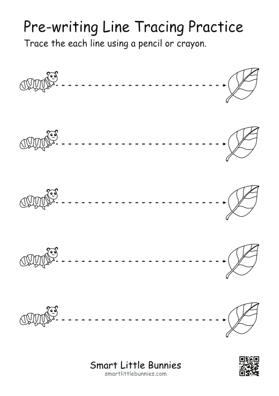 Free Pre-Writing Worksheets for Preschoolers 1