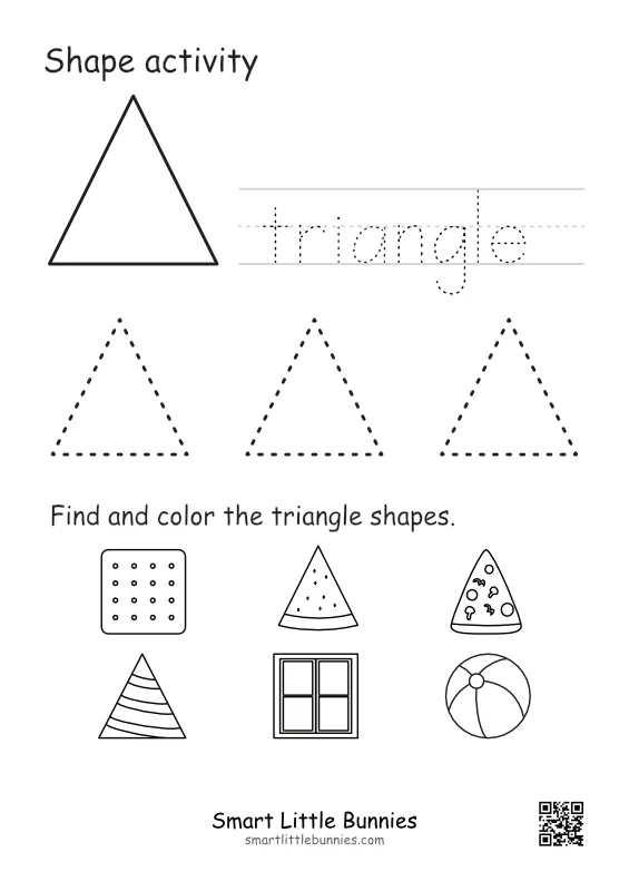 Free Shape Worksheets for Kids 3